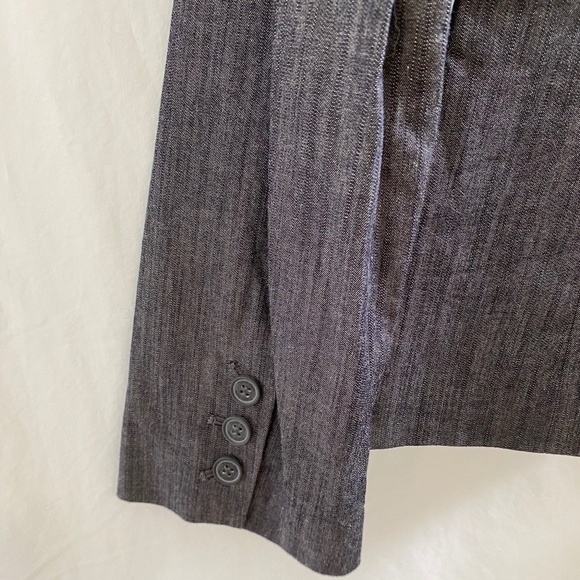 Calvin Klein Women's Gray Blazer Size: 6 - Picture 8 of 10
